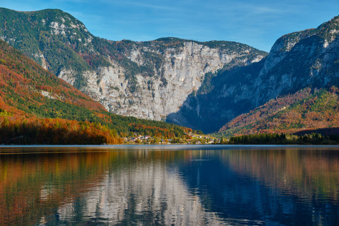 Hallstatter See lake mountain lake in Austria