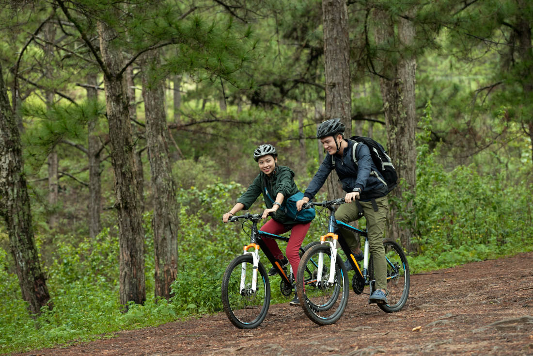 Cross-country cycling